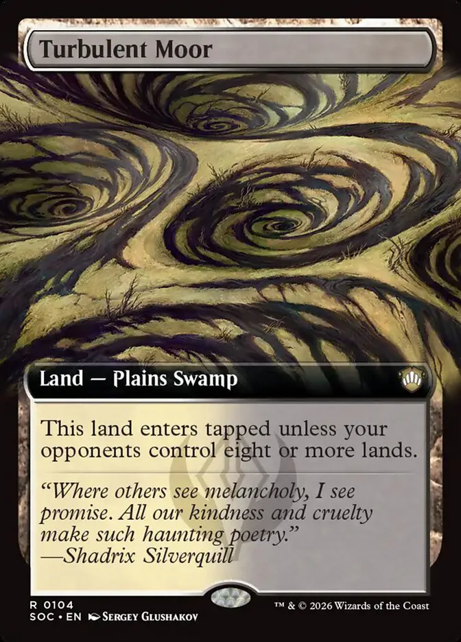 Turbulent Moor â€” Secrets of Strixhaven Commander