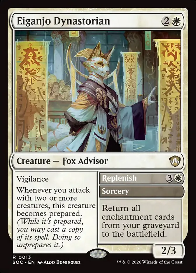 Eiganjo Dynastorian // Replenish