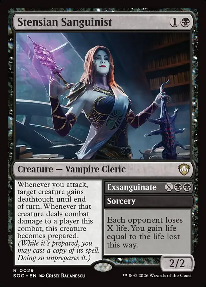 Stensian Sanguinist // Exsanguinate