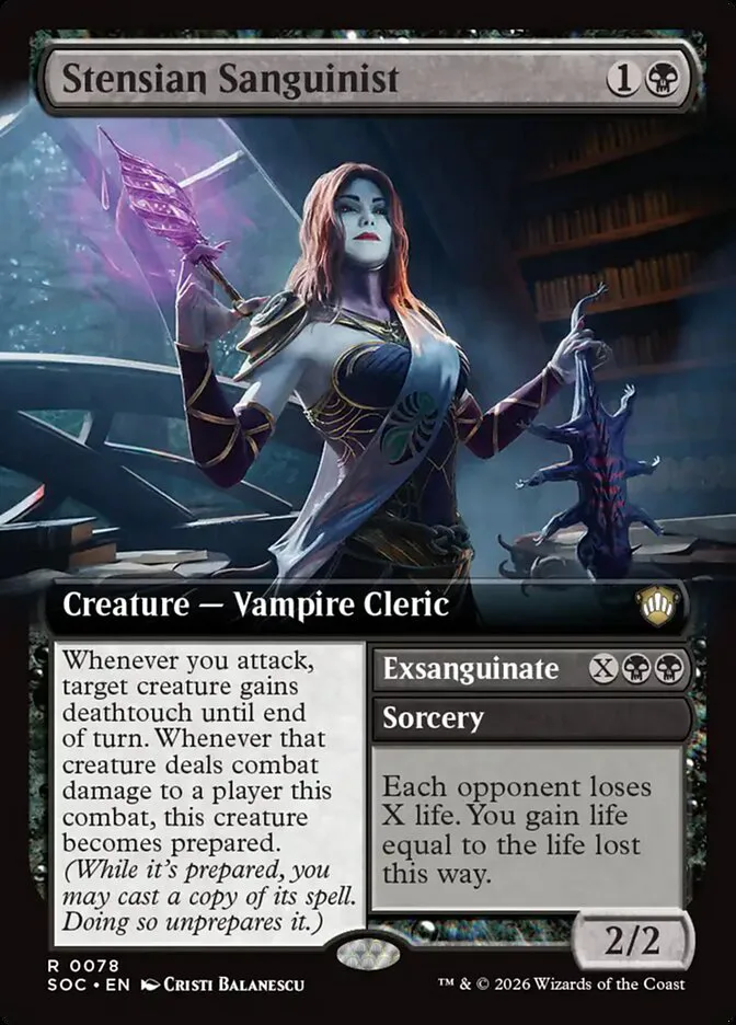 Stensian Sanguinist // Exsanguinate