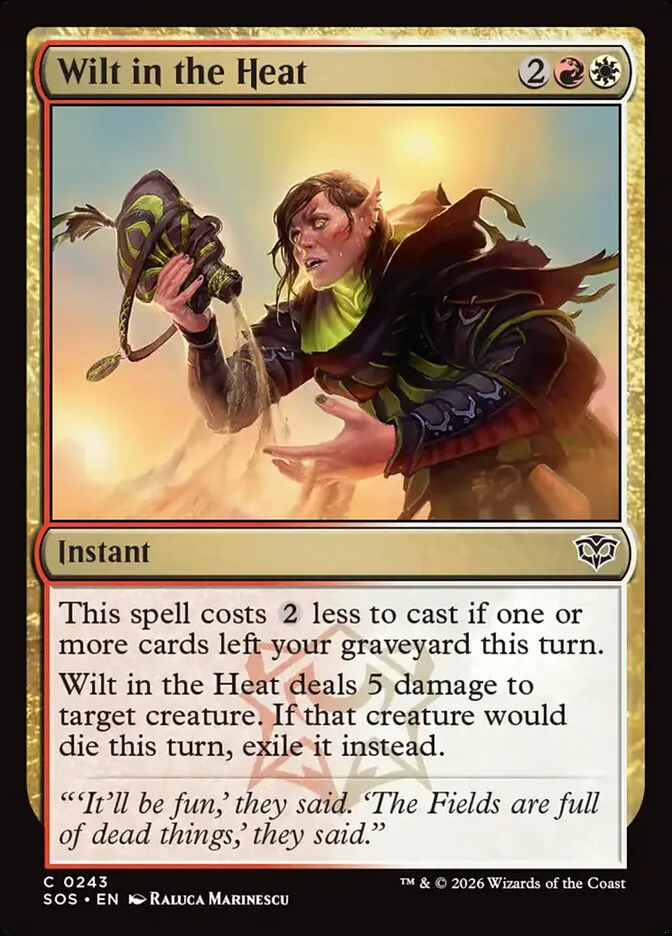 Wilt in the Heat â€” Secrets of Strixhaven