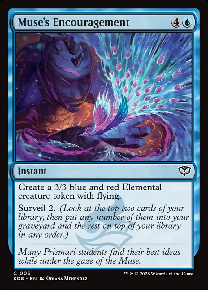 Muse's Encouragement â€” Secrets of Strixhaven