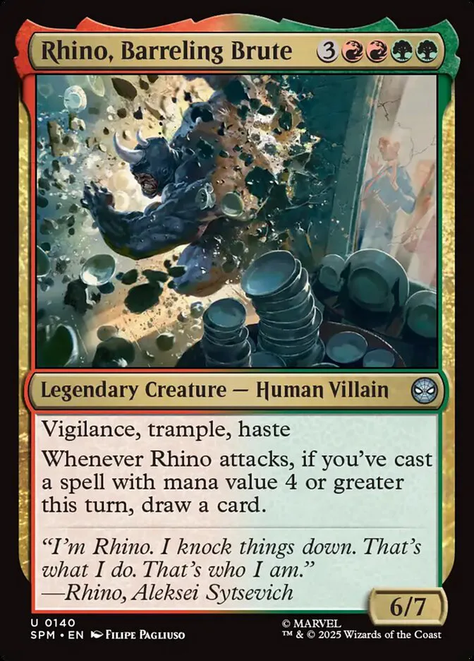 Rhino, Barreling Brute image 1
