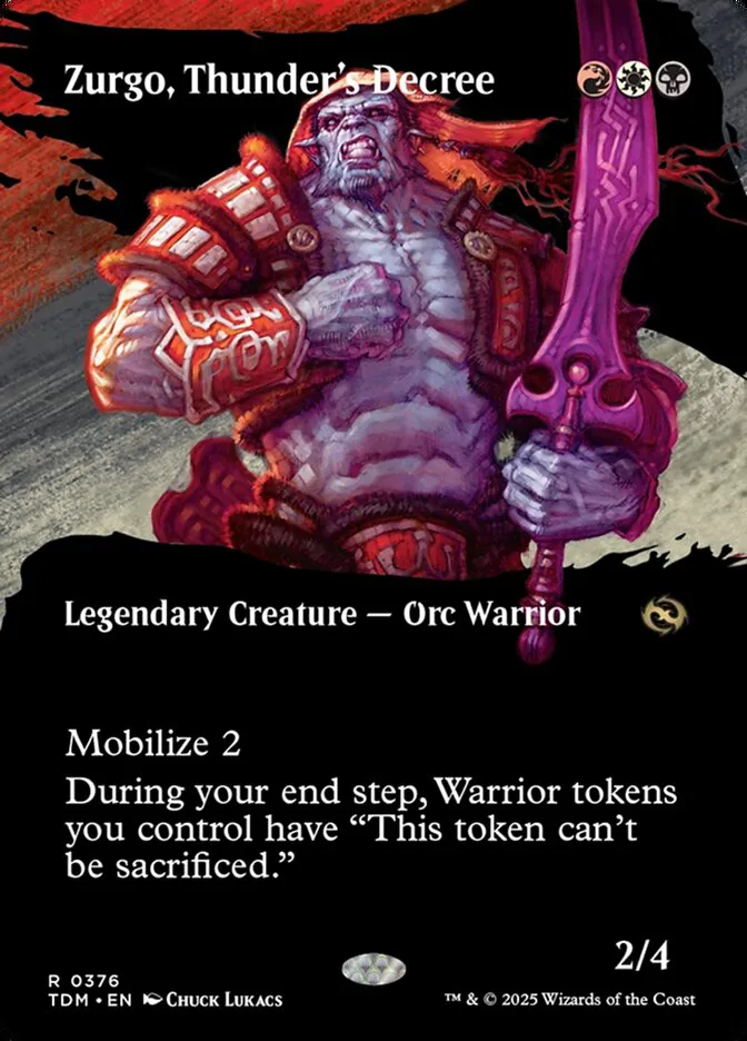 Zurgo, Thunder's Decree