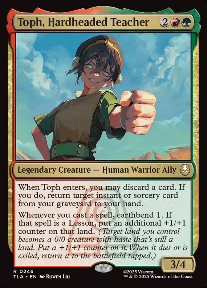 Toph, Hardheaded Teacher
