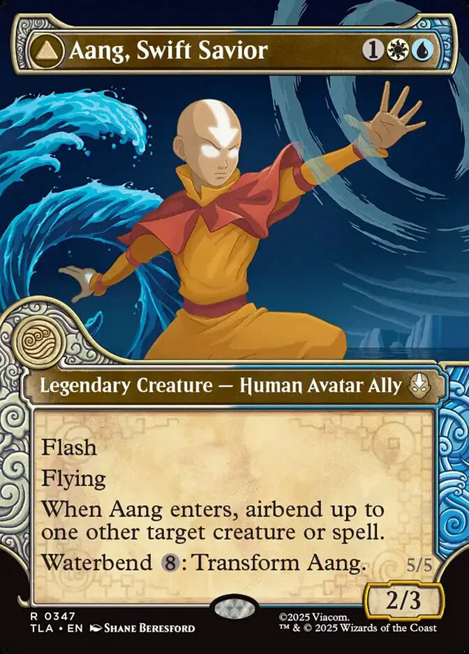 Aang, Swift Savior // Aang and La, Ocean's Fury