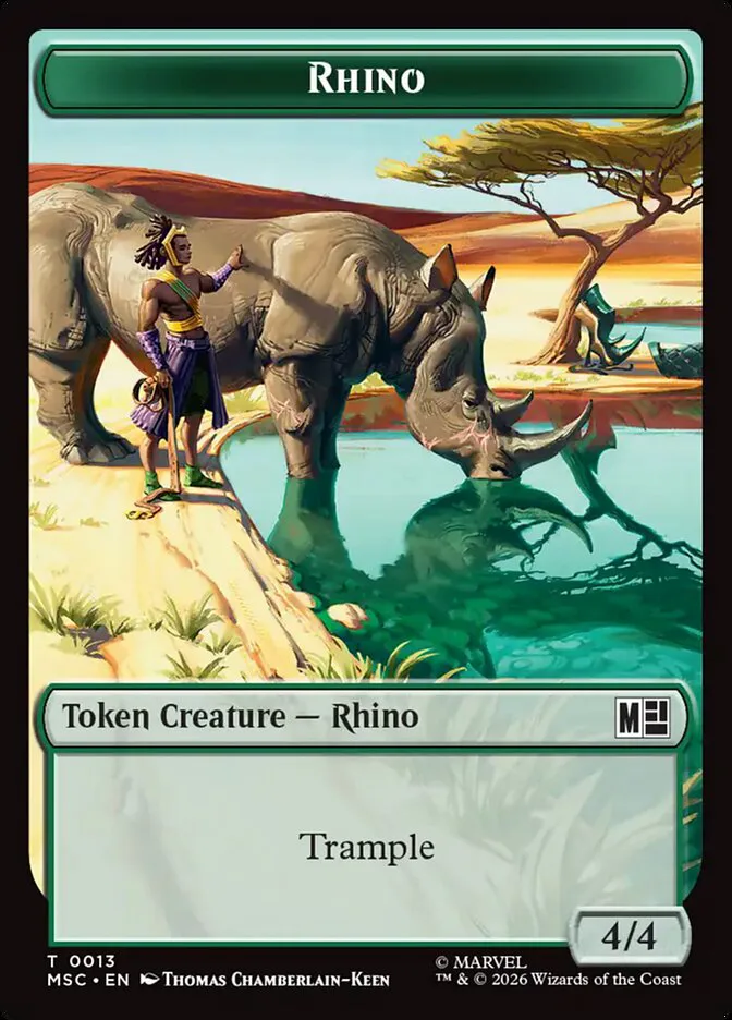 Rhino â€” Marvel Super Heroes Commander Tokens