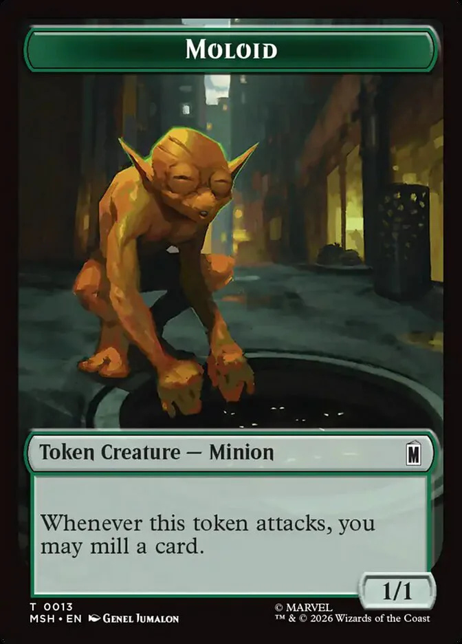 Moloid â€” Marvel Super Heroes Tokens
