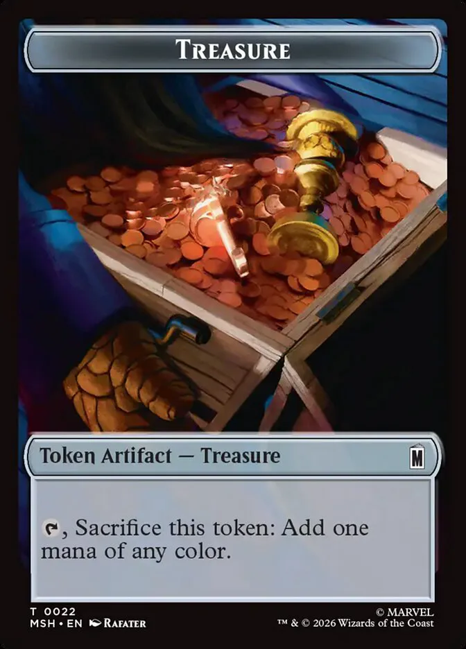 Treasure â€” Marvel Super Heroes Tokens