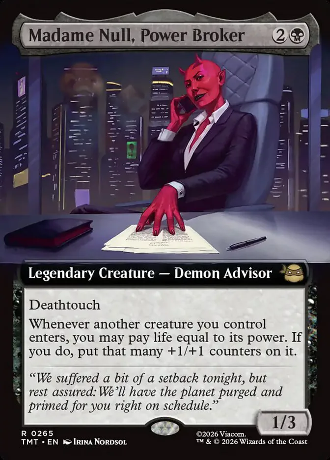 Madame Null, Power Broker