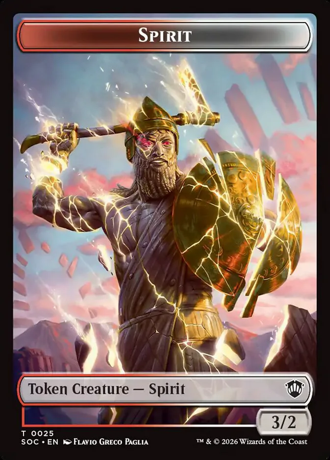 Spirit â€” Secrets of Strixhaven Commander Tokens