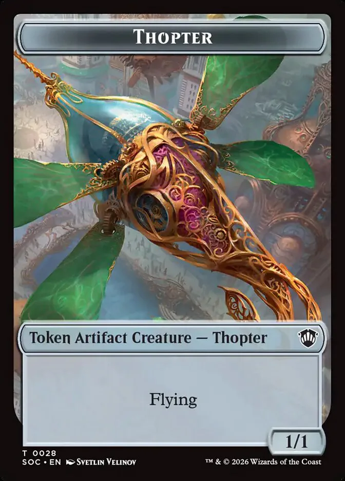 Thopter â€” Secrets of Strixhaven Commander Tokens