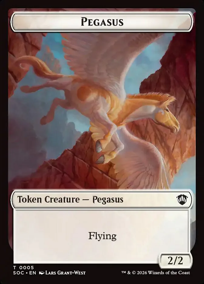 Pegasus â€” Secrets of Strixhaven Commander Tokens