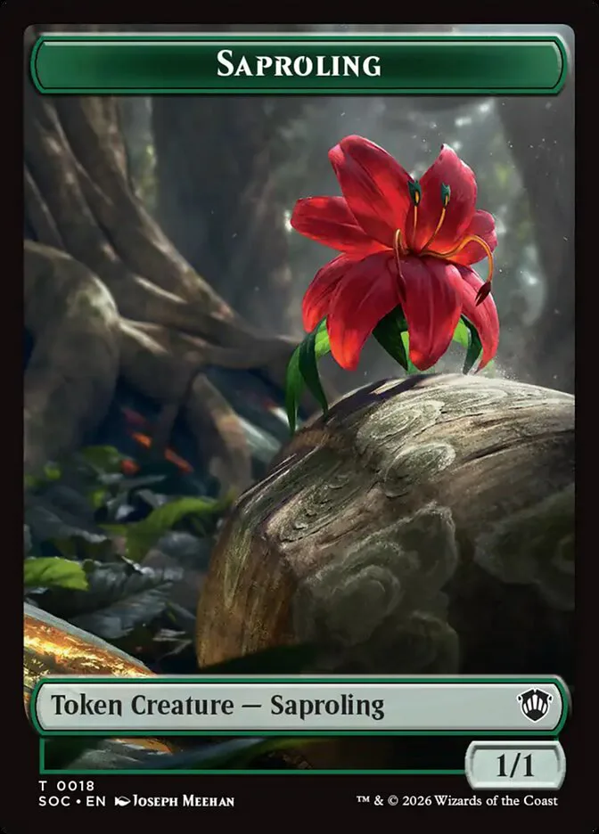 Illusion // Saproling â€” Secrets of Strixhaven Commander Tokens