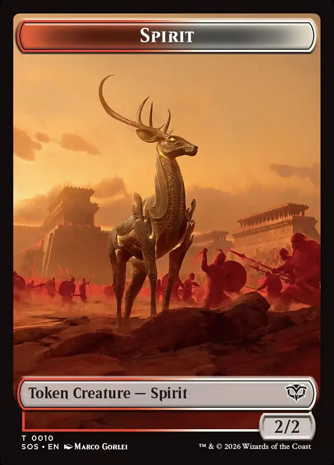 Spirit â€” Secrets of Strixhaven Tokens