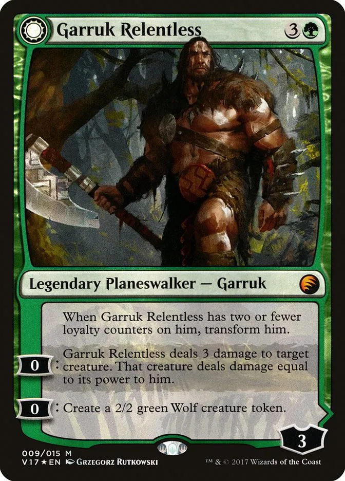 Garruk Relentless // Garruk, the Veil-Cursed image 1
