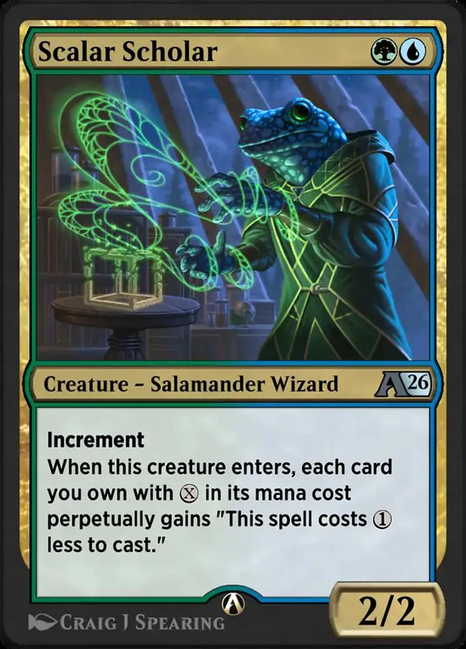 Scalar Scholar â€” Alchemy: Secrets of Strixhaven