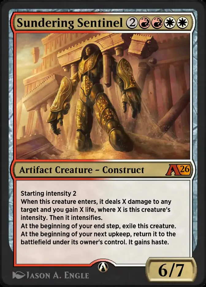 Sundering Sentinel â€” Alchemy: Secrets of Strixhaven